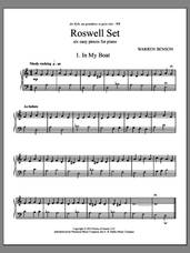 Cover icon of Roswell Set sheet music for piano solo by Warren Benson, intermediate skill level