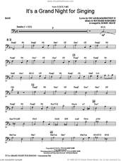 Cover icon of It's a Grand Night for Singing sheet music for orchestra/band (bass) by Kirby Shaw, Oscar II Hammerstein and Richard Rodgers, intermediate skill level