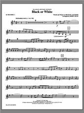 Cover icon of Black or White (complete set of parts) sheet music for orchestra/band by Kirby Shaw and Michael Jackson, intermediate skill level