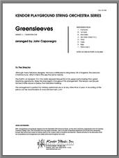 Cover icon of Greensleeves (COMPLETE) sheet music for orchestra by John Caponegro, classical score, intermediate skill level