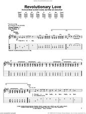 Cover icon of Revolutionary Love sheet music for guitar solo (easy tablature) by David Crowder Band, David Crowder, Jack Parker and Jeremy Bush, easy guitar (easy tablature)