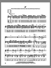 Cover icon of 4 Degrees sheet music for guitar (tablature) by Tool, intermediate skill level