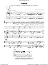 Cover icon of Bottom sheet music for guitar (tablature) by Tool, intermediate skill level