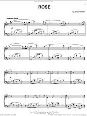 Cover icon of Rose sheet music for piano solo by James Horner, intermediate skill level