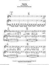 Cover icon of Home sheet music for voice, piano or guitar by Gabrielle Aplin and Nicholas Atkinson, intermediate skill level