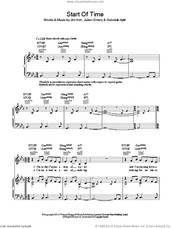 Cover icon of Start Of Time sheet music for voice, piano or guitar by Gabrielle Aplin, Jim Irvin and Julian Emery, intermediate skill level