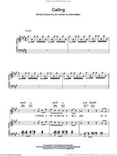Cover icon of Calling sheet music for voice, piano or guitar by Lewis Watson and Iain Archer, intermediate skill level