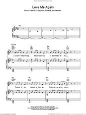 Cover icon of Love Me Again sheet music for voice, piano or guitar by John Newman and Steve Booker, intermediate skill level