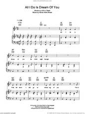 Cover icon of All I Do Is Dream Of You sheet music for voice, piano or guitar by Nacio Herb Brown and Arthur Freed, intermediate skill level