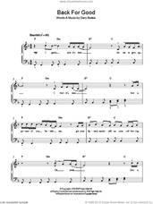 Cover icon of Back For Good sheet music for piano solo by Take That and Gary Barlow, easy skill level