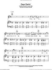 Cover icon of Dear Darlin' sheet music for voice, piano or guitar by Olly Murs, Edward Drewett and James Eliot, intermediate skill level