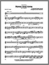 Cover icon of Honor And Arms (from Samson) (complete set of parts) sheet music for trumpet and piano by George Frideric Handel and Kevin Kaisershot, classical score, intermediate skill level