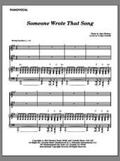 Cover icon of Someone Wrote That Song sheet music for voice and piano by Alan Menken and Craig Carnelia, intermediate skill level
