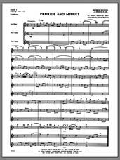 Cover icon of Prelude And Minuet (COMPLETE) sheet music for flute trio by Johann Sebastian Bach and Mcginty, classical score, intermediate skill level