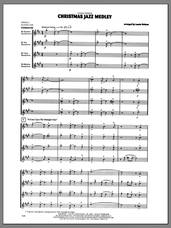 Cover icon of Christmas Jazz Medley (COMPLETE) sheet music for saxophone quartet by Lennie Niehaus and Miscellaneous, classical score, intermediate skill level