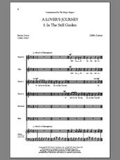 Cover icon of A Lover's Journey sheet music for choir (SATB: soprano, alto, tenor, bass) by William Shakespeare, Dale Warland, James Joyce, Karl Joseph and Libby Larsen, classical score, intermediate skill level