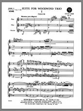 Cover icon of Suite For Woodwind Trio (Opus 46) (COMPLETE) sheet music for wind trio by Uber, classical score, intermediate skill level