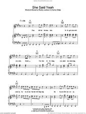 Cover icon of She Said Yeah sheet music for voice, piano or guitar by Paul McCartney, Roddy Jackson and Sonny Christy, intermediate skill level