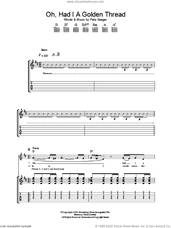 Cover icon of Oh, Had I A Golden Thread sheet music for guitar (tablature) by Eva Cassidy and Pete Seeger, intermediate skill level