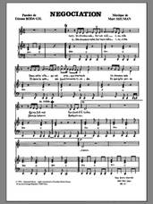 Cover icon of Negociation sheet music for voice and piano by Mort Shuman and Etienne Roda-Gil, intermediate skill level