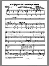 Cover icon of Moi Je Joue De La Trompinette sheet music for voice and piano by Mort Shuman and Jean Allouis, intermediate skill level