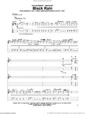 Cover icon of Black Rain sheet music for guitar (tablature) by Soundgarden, intermediate skill level