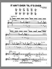 Cover icon of It Ain't Over 'Til It's Over sheet music for guitar (tablature) by Lenny Kravitz, intermediate skill level