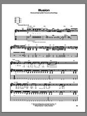 Cover icon of Illusion sheet music for guitar (tablature) by Creed, intermediate skill level