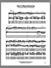 Cover icon of Don't Stop Dancing sheet music for guitar (tablature) by Creed, intermediate skill level
