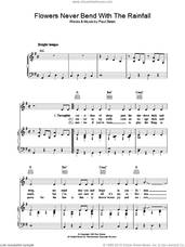 Cover icon of Flowers Never Bend With The Rainfall sheet music for voice, piano or guitar by Simon & Garfunkel and Paul Simon, intermediate skill level