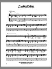 Cover icon of Freedom Fighter sheet music for guitar (tablature) by Creed, intermediate skill level