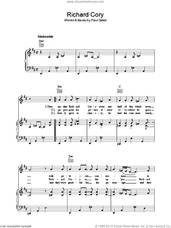 Cover icon of Richard Cory sheet music for voice, piano or guitar by Simon & Garfunkel and Paul Simon, intermediate skill level