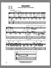 Cover icon of Beautiful sheet music for guitar (tablature) by Creed, intermediate skill level