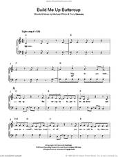 Cover icon of Build Me Up Buttercup sheet music for piano solo by The Foundations and Tony Macaulay, easy skill level
