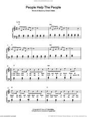 Cover icon of People Help The People sheet music for piano solo by Birdy, Cherry Ghost and Simon Aldred, easy skill level