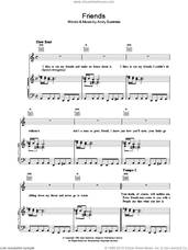 Cover icon of Friends sheet music for voice, piano or guitar by The Police and Andy Summers, intermediate skill level