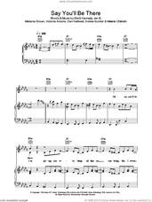 Cover icon of Say You'll Be There sheet music for voice, piano or guitar by The Spice Girls, Eliot Kennedy, Emma Bunton, Geri Halliwell, Jon B, Melanie Brown, Melanie Chisholm and Victoria Adams, intermediate skill level