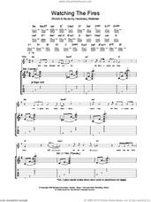 Cover icon of Watching The Fires sheet music for guitar (tablature) by Hawksley Workman, intermediate skill level