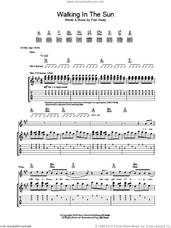 Cover icon of Walking In The Sun sheet music for guitar (tablature) by Merle Travis and Fran Healy, intermediate skill level
