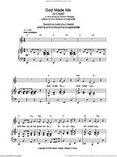 Cover icon of God Made Me sheet music for voice, piano or guitar by Alison Hedger, intermediate skill level