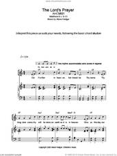 Cover icon of The Lord's Prayer sheet music for voice, piano or guitar by Alison Hedger and Miscellaneous, intermediate skill level