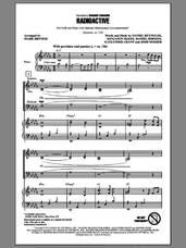 Cover icon of Radioactive sheet music for choir (SAB: soprano, alto, bass) by Mark Brymer and Imagine Dragons, intermediate skill level