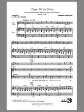 Cover icon of I Saw Three Ships sheet music for choir (TB: tenor, bass) by Cristi Cary Miller, intermediate skill level