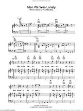 Cover icon of Man We Was Lonely sheet music for voice, piano or guitar by Paul McCartney, intermediate skill level