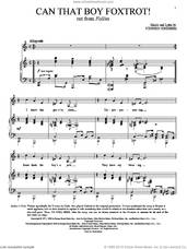Cover icon of Can That Boy Foxtrot! sheet music for voice and piano by Stephen Sondheim, intermediate skill level
