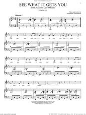 Cover icon of See What It Gets You sheet music for voice and piano by Stephen Sondheim, intermediate skill level