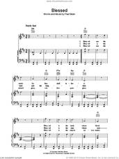 Cover icon of Blessed sheet music for voice, piano or guitar by Simon & Garfunkel and Paul Simon, intermediate skill level