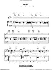 Cover icon of Holes sheet music for voice, piano or guitar by Passenger and Michael Rosenberg, intermediate skill level