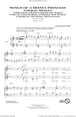 Cover icon of Songs of a Disney Princess (Choral Medley) sheet music for choir (2-Part) by Mac Huff, intermediate duet