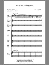 Cover icon of O Virtus Sapientiae sheet music for choir (SATB: soprano, alto, tenor, bass) by Dominick Diorio, intermediate skill level